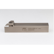 HGER2525-2, 25mm Square Steel Shank External (OD) Grooving Tool, Right-Hand, Insert Size 2