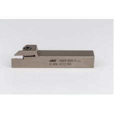 HGER2020-3, 20mm Square Steel Shank External (OD) Grooving Tool, Right-Hand, Insert Size 3