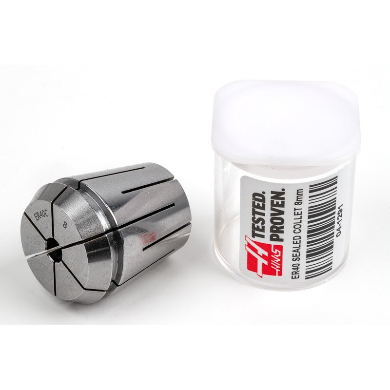 ER40 8mm Straight-Bore Sealed Collet