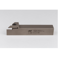 HGER2525-3, 25mm Square Steel Shank External (OD) Grooving Tool, Right-Hand, Insert Size 3