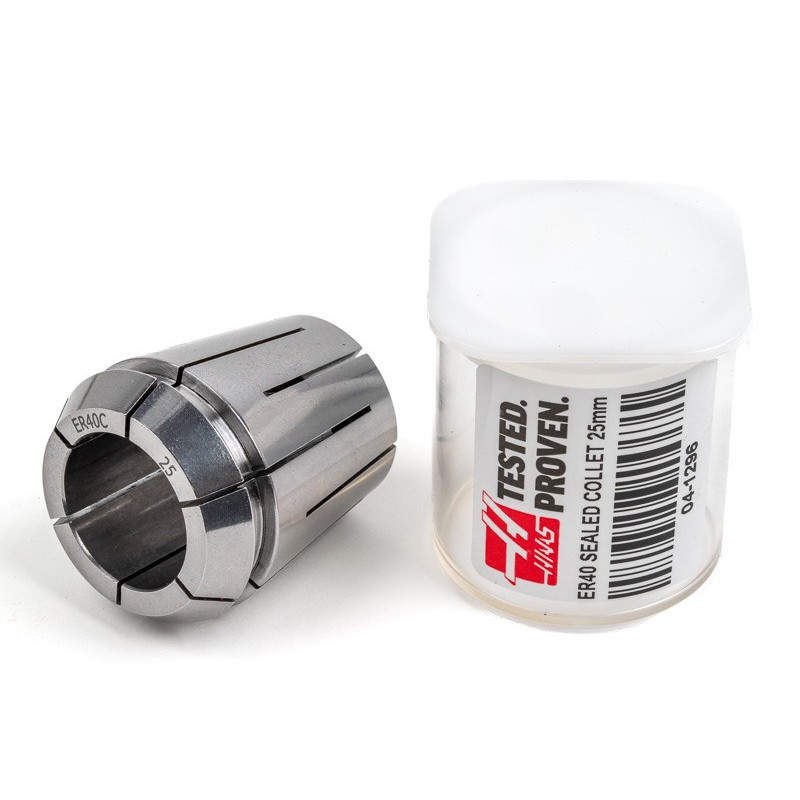 ER40 25mm Straight-Bore Sealed Collet