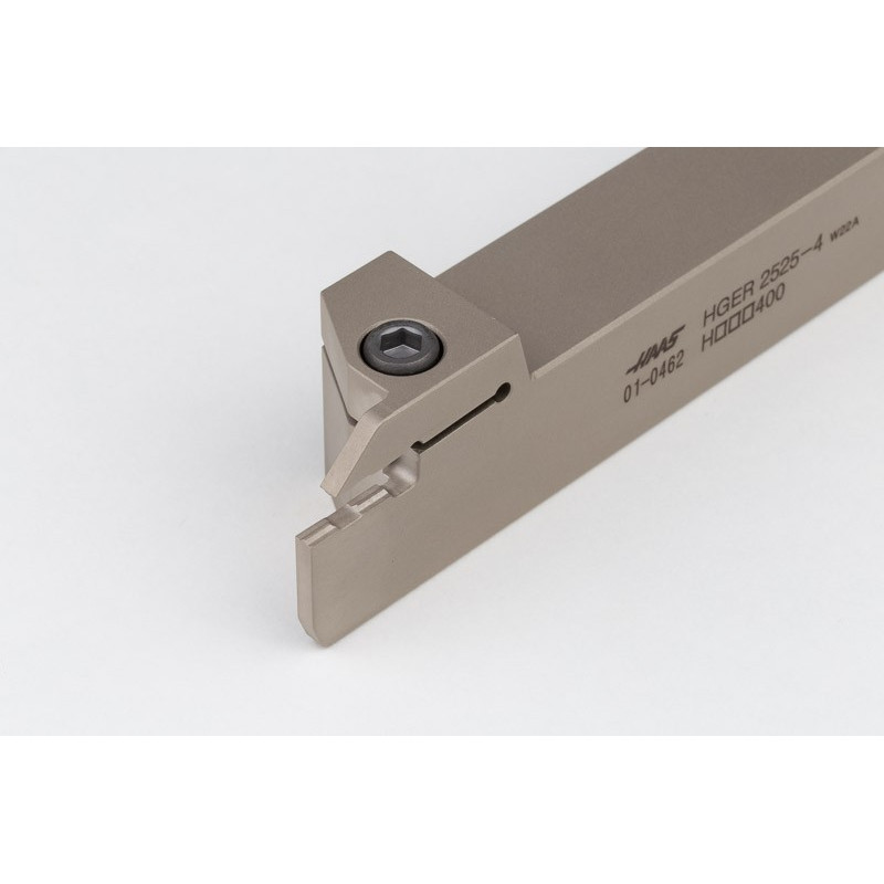 HGER2525-4, 25mm Square Steel Shank External (OD) Grooving Tool, Right-Hand, Insert Size 4