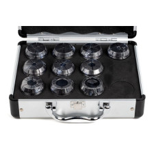 10-предметний набір герметичних цанг ER40 з прямим отвором, 3 мм - 25 мм