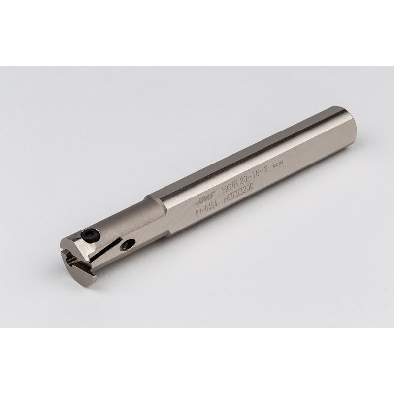 HGIR20-16-2, 16mm Ø Steel Shank Internal (ID) Grooving Bar, Right-Hand, Insert Size 2, Through-Tool Coolant