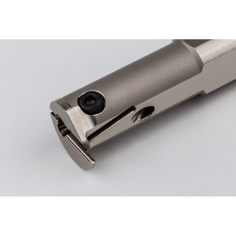 HGIR20-16-2, 16mm Ø Steel Shank Internal (ID) Grooving Bar, Right-Hand, Insert Size 2, Through-Tool Coolant