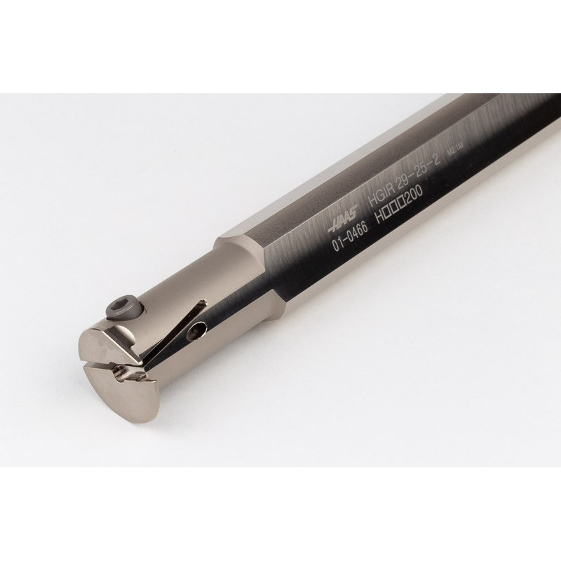 HGIR29-25-2, 25mm Ø Steel Shank Internal (ID) Grooving Bar, Right-Hand, Insert Size 2, Through-Tool Coolant