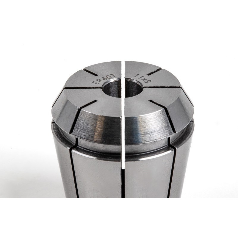 ER40 M14 Tap Collet, 11mm Bore Diameter x 9mm Square