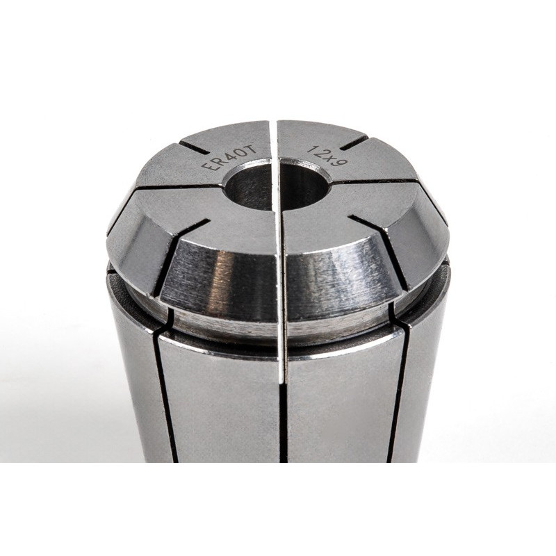 ER40 M16 Tap Collet, 12mm Bore Diameter x 9mm Square