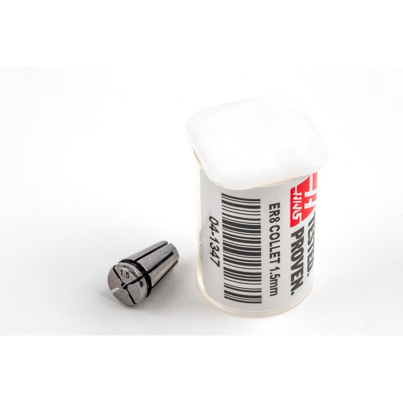 ER8 1.5mm Straight-Bore Collet, 1.5 - 1mm Clamping Range