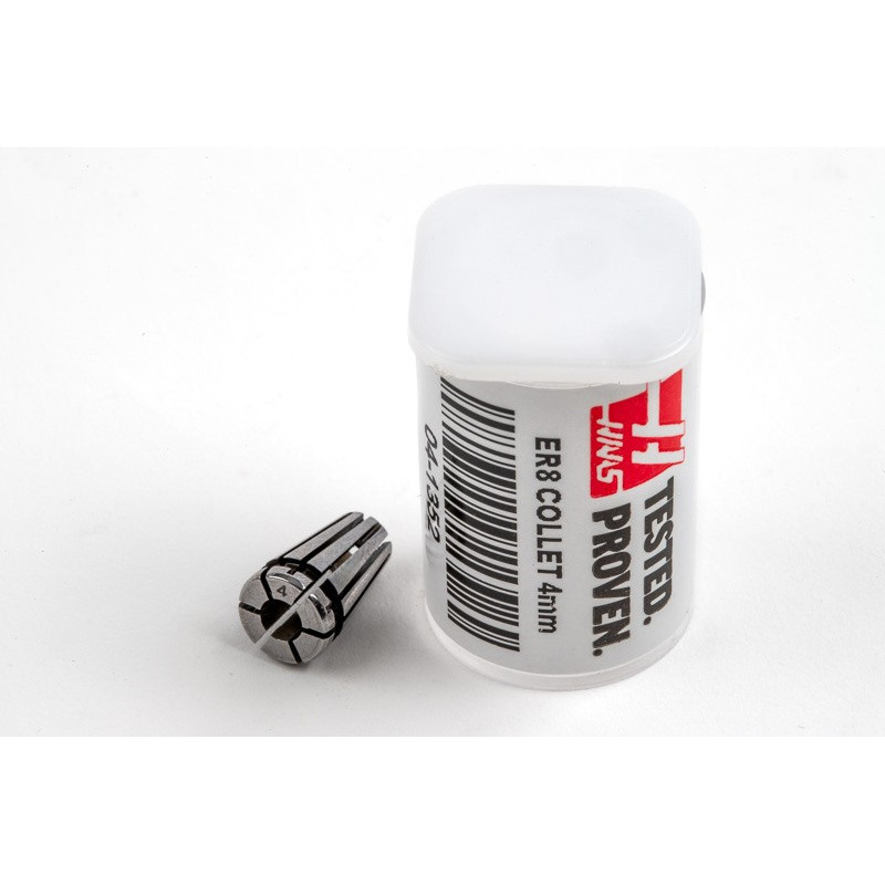 ER8 4mm Straight-Bore Collet, 4 - 3.5mm Clamping Range