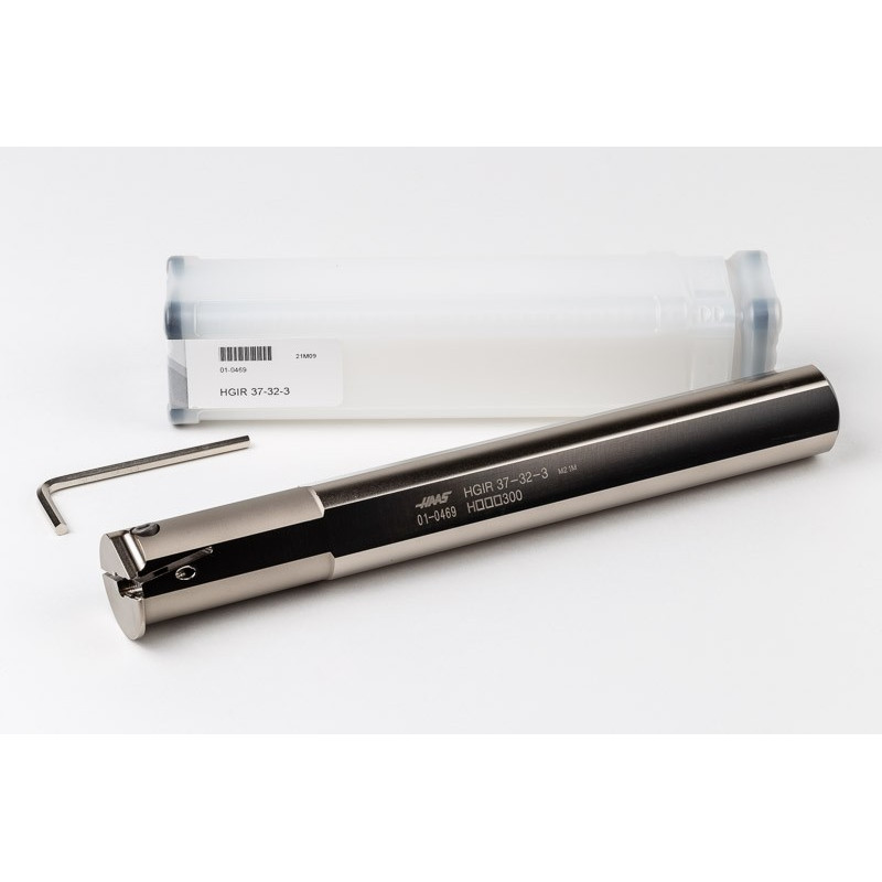 HGIR37-32-3, 32mm Ø Steel Shank Internal (ID) Grooving Bar, Right-Hand, Insert Size 3, Through-Tool Coolant