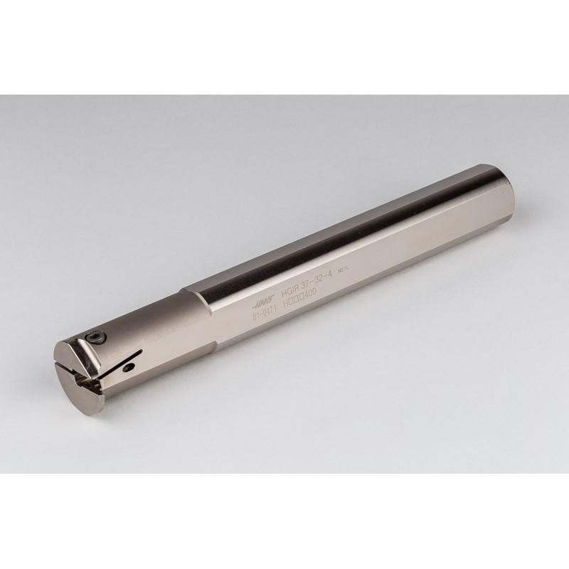 HGIR37-32-4, 32mm Ø Steel Shank Internal (ID) Grooving Bar, Right-Hand, Insert Size 4, Through-Tool Coolant