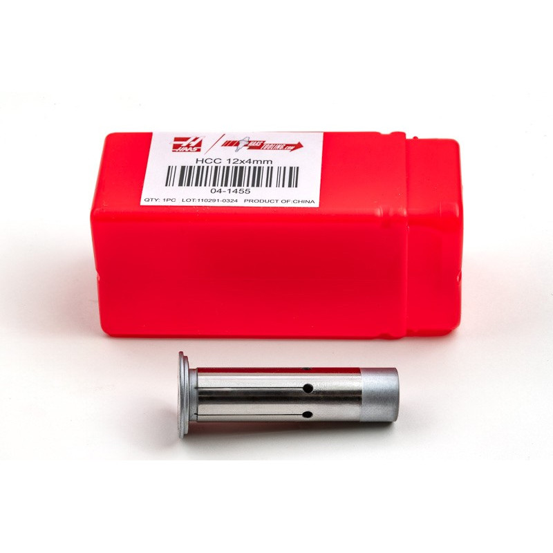 Hydraulic Chuck Collet, 4mm Bore Diameter x 12mm External Diameter