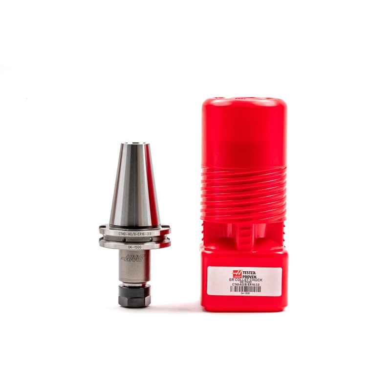 CT40 ER16 Collet Chuck x 3" Gage Length, TSC