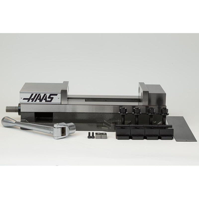 6" (150mm) Single-Station Fixed-Jaw Vise, 8-1/2" (215mm) Opening, Flange Style