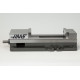 6" (150mm) Single-Station Fixed-Jaw Vise, 8-1/2" (215mm) Opening, Flange Style