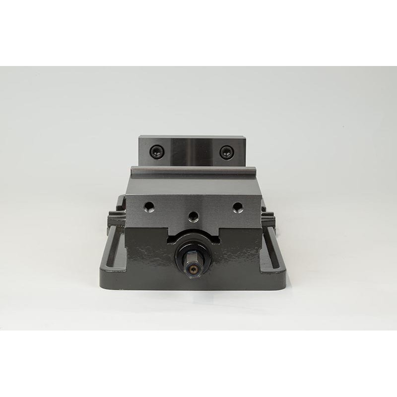 6" (150mm) Single-Station Fixed-Jaw Vise, 8-1/2" (215mm) Opening, Flange Style