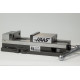 6" (150mm) Single-Station Fixed-Jaw Vise, 8-1/2" (215mm) Opening, Flange Style