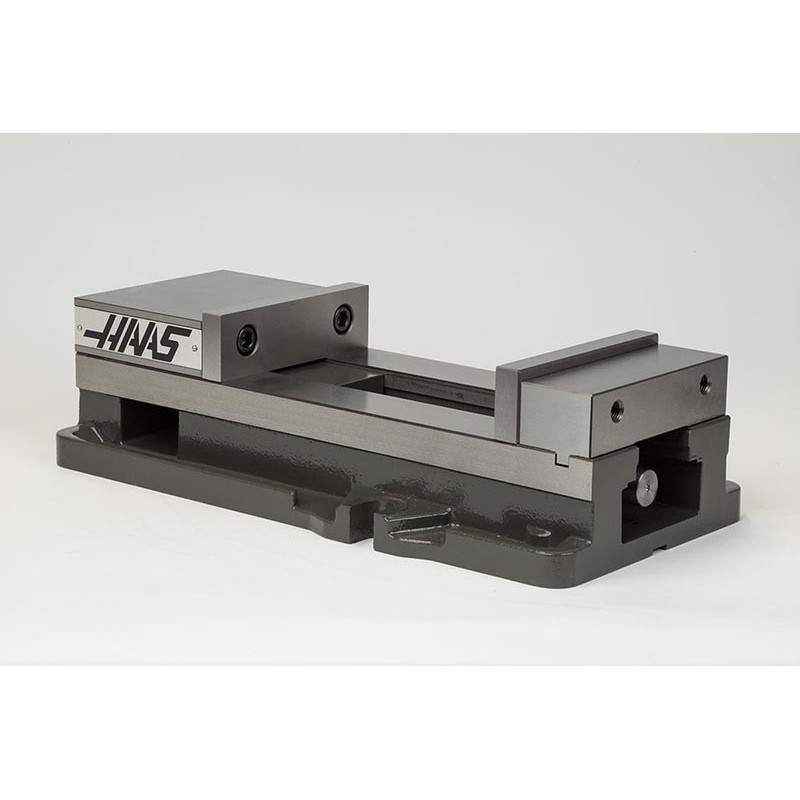 6" (150mm) Single-Station Fixed-Jaw Vise, 8-1/2" (215mm) Opening, Flange Style