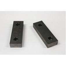 Щелепи лещат з м'якої сталі 6 дюймів (150 мм) x 1 дюйм (25 мм), що підлягають обробці