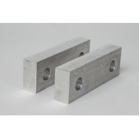 Aluminum 6" (150mm) x 1" (25mm) Machinable Vise Jaws