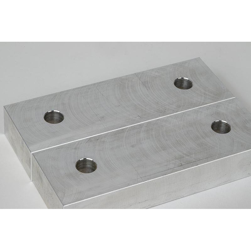 Aluminum 6" (150mm) x 1" (25mm) Machinable Vise Jaws