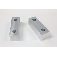 Aluminum 6" (150mm) x 2" (50mm) Machinable Vise Jaws