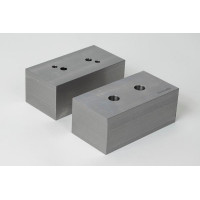 Soft Steel 5" (130mm) x 2-1/2" (64mm) Machinable Vise Jaws