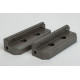 Hard Steel 5" (130mm) Non-Machinable Serrated Vise Jaws