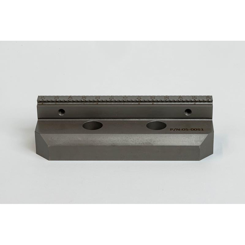 Hard Steel 5" (130mm) Non-Machinable Serrated Vise Jaws