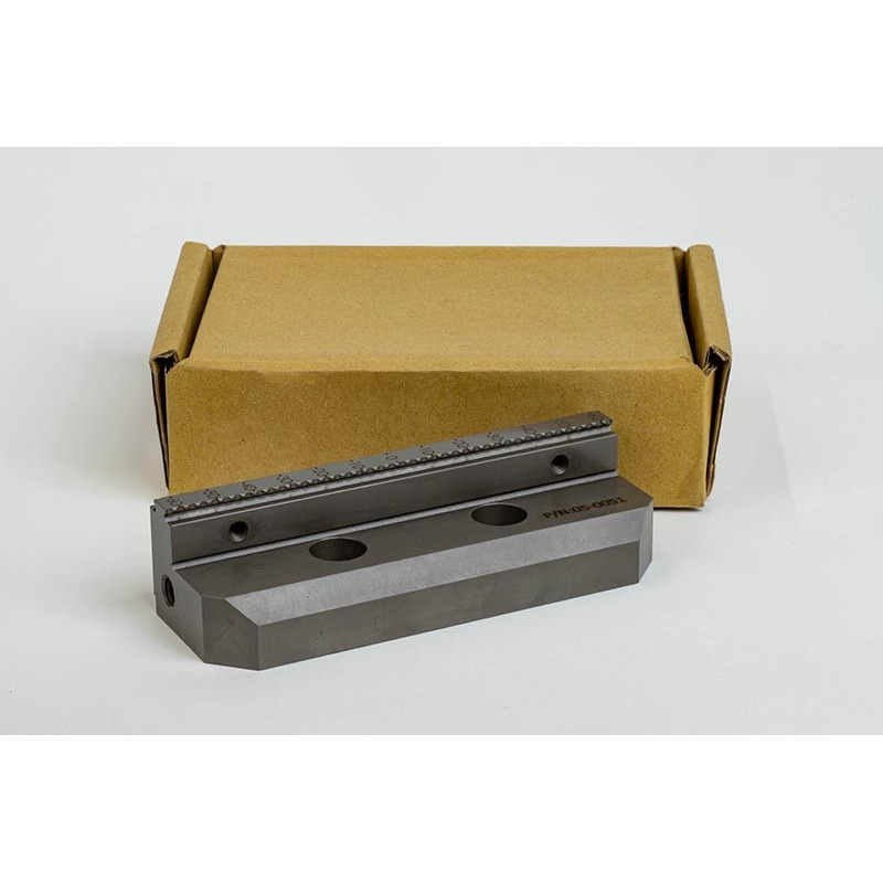 Hard Steel 5" (130mm) Non-Machinable Serrated Vise Jaws