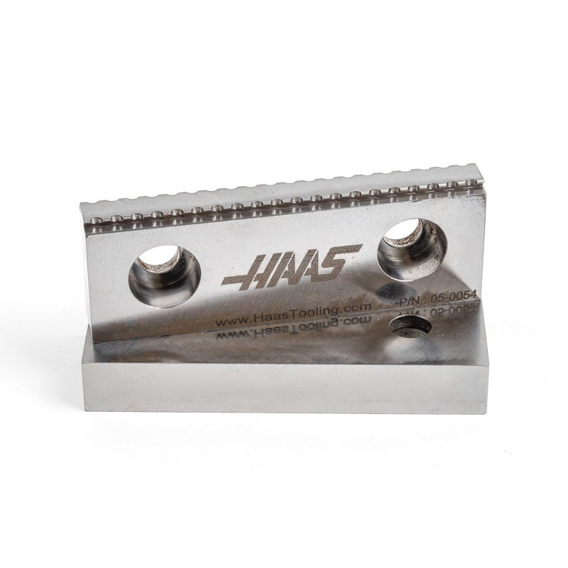 Hard Steel 4" (100mm) Non-Machinable Serrated Vise Jaws