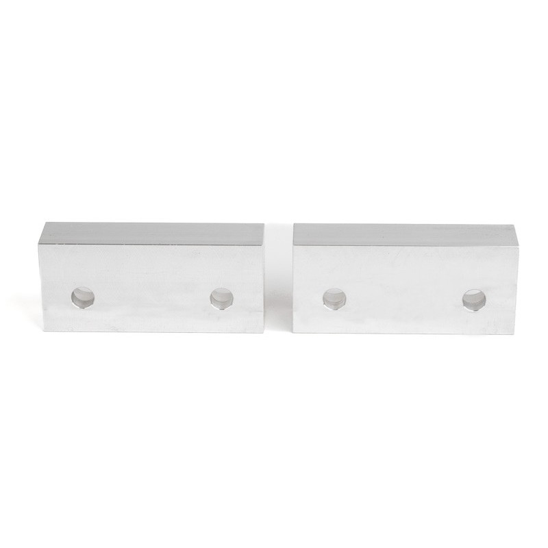 Aluminum 4" (100mm) x 1" (25mm) Machinable Vise Jaws