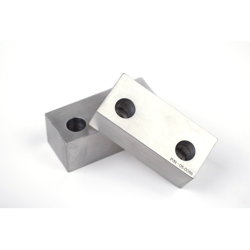 Aluminum 4" (100mm) x 1-1/2" (38mm) Machinable Vise Jaws