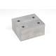 Aluminum 4" (100mm) x 2" (50mm) Machinable Vise Jaws