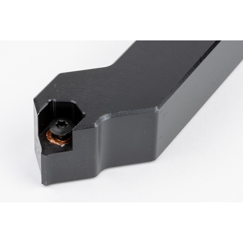 HUTE-25-DX, багатопрофільний протяжний інструмент із зовнішнім (OD) діаметром 25 мм, загальна довжина 150 мм, правий, розмір пластини 10