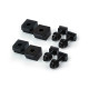 16mm T-Slot Hardware, 23mm Toe Clamps, M12x1.75 Thread - Pack of 4