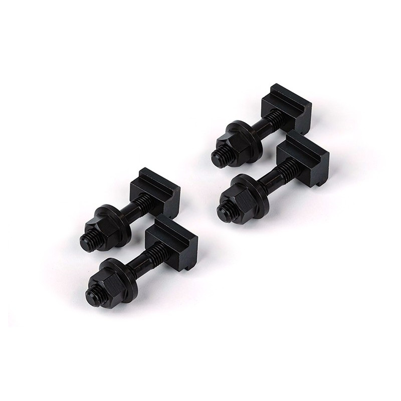 16mm T-Slot Hardware, 23mm Toe Clamps, M12x1.75 Thread - Pack of 4