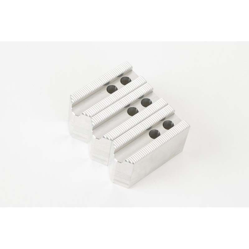 Алюмінієві оброблювані кулачки для токарного верстата під патрон 5 дюймів (135 мм), стандартний наконечник, комплект з 3 предметів