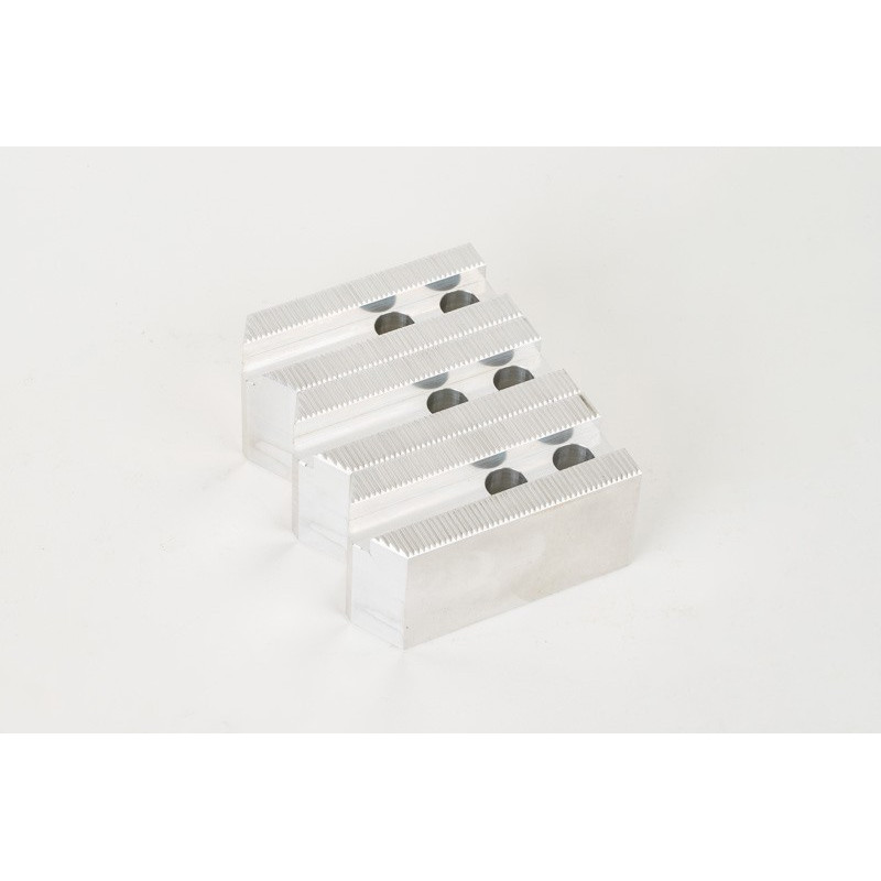 Алюмінієві оброблювані кулачки для токарного верстата під патрон 6 дюймів (165 мм), стандартний наконечник, комплект з 3 предметів