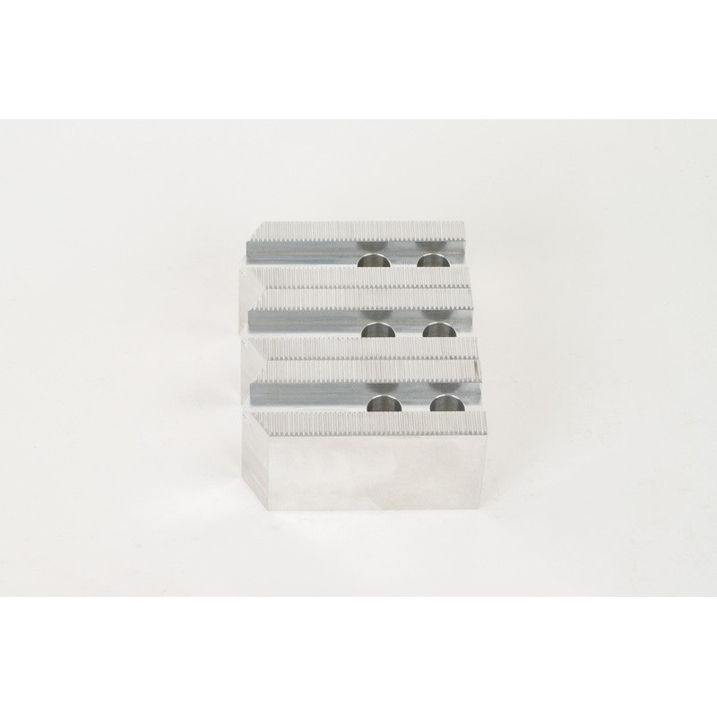 Алюмінієві оброблювані кулачки для токарного верстата під патрон 6 дюймів (165 мм), стандартний наконечник, комплект з 3 предметів