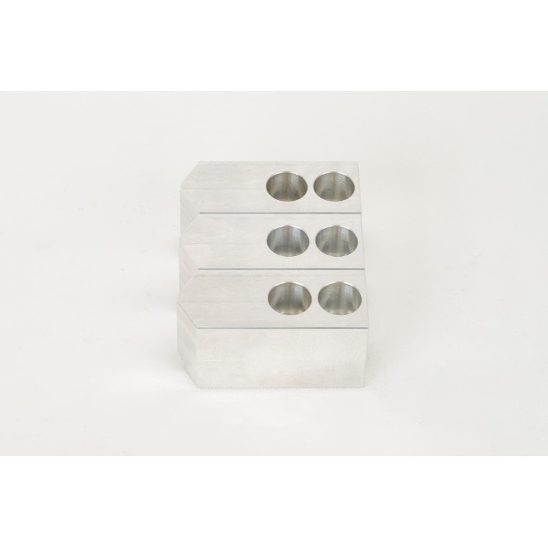 Алюмінієві оброблювані кулачки для токарного верстата під патрон 6 дюймів (165 мм), стандартний наконечник, комплект з 3 предметів