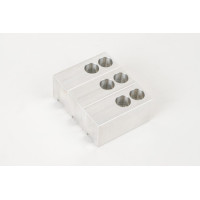 Алюмінієві оброблювані кулачки для токарного верстата під патрон 6 дюймів (165 мм), стандартні плоскі, комплект з 3 предметів