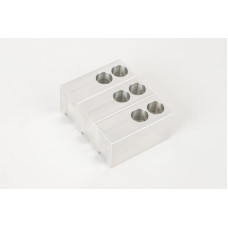 Алюмінієві оброблювані кулачки для токарного верстата під патрон 6 дюймів (165 мм), стандартні плоскі, комплект з 3 предметів