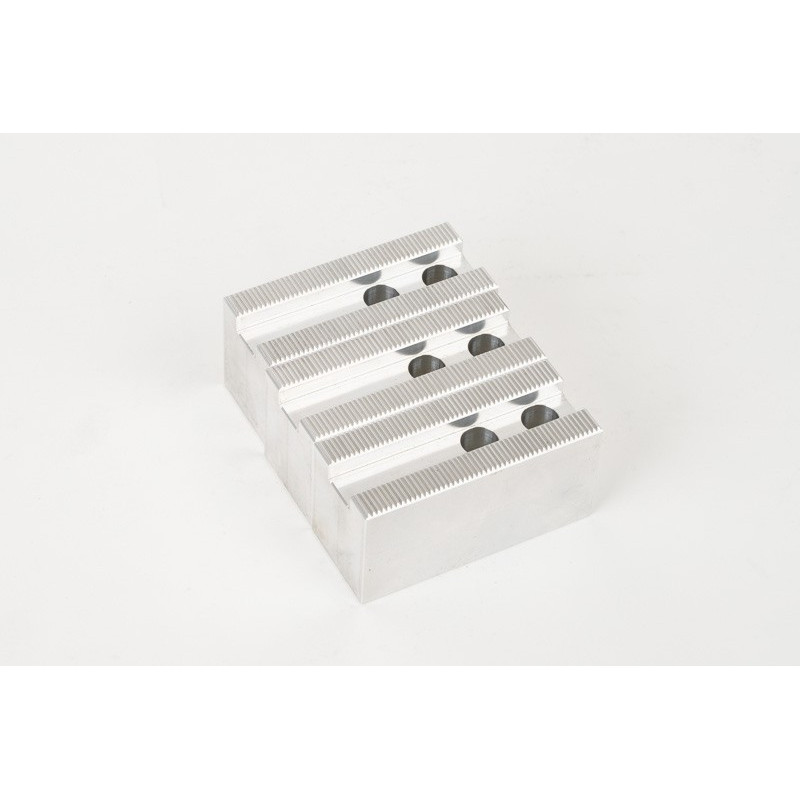 Алюмінієві оброблювані кулачки для токарного верстата під патрон 6 дюймів (165 мм), стандартні плоскі, комплект з 3 предметів