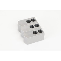 Кулачки токарного верстата з м'якої сталі, що оброблюються, для патрона 6 дюймів (165 мм), стандартний наконечник, комплект з 3 предметів