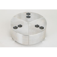 Aluminum Machinable Lathe Jaws for 6" (165mm) Chuck, Round, 3 Pc. Set