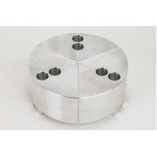 Алюмінієві оброблювані кулачки для токарного верстата під патрон 6 дюймів (165 мм), круглі, комплект з 3 предметів