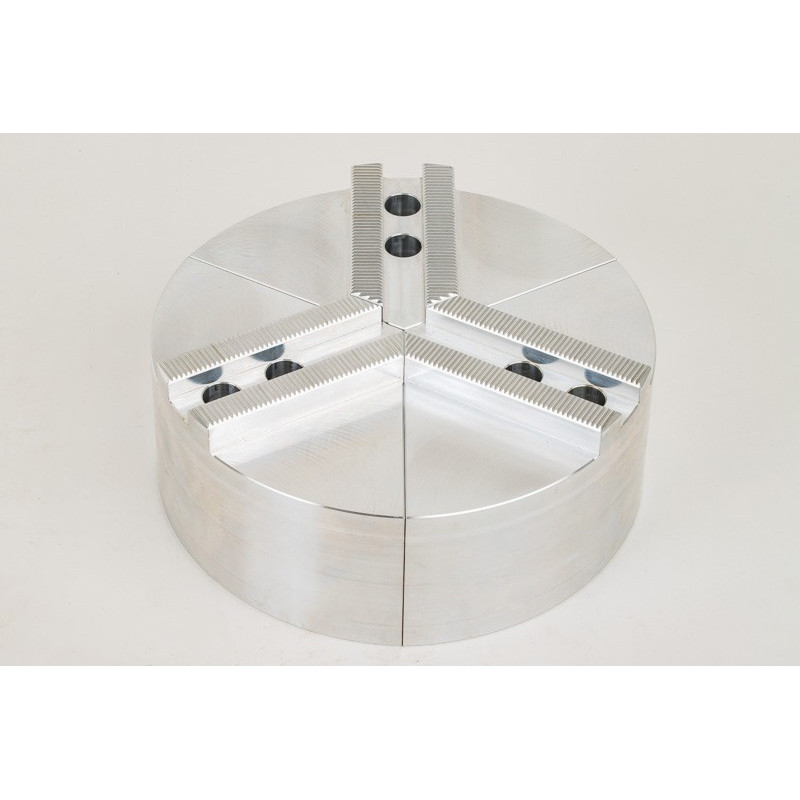Aluminum Machinable Lathe Jaws for 6" (165mm) Chuck, Round, 3 Pc. Set