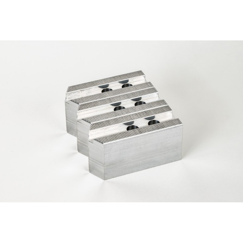 Алюмінієві оброблювані кулачки для токарного верстата під патрон 8 дюймів (210 мм), стандартний наконечник, комплект з 3 предметів